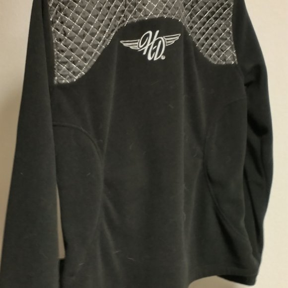 Harley Davidson Zip Up Fleece Jacket - Picture 2 of 4